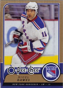 #25 Nigel Dawes - New York Rangers - 2008-09 O-Pee-Chee Hockey
