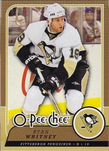 #264 Ryan Whitney - Pittsburgh Penguins - 2008-09 O-Pee-Chee Hockey