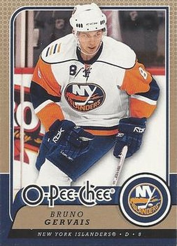 #266 Bruno Gervais - New York Islanders - 2008-09 O-Pee-Chee Hockey