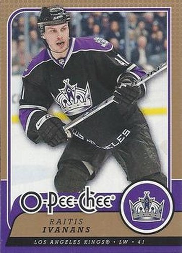 #269 Raitis Ivanans - Los Angeles Kings - 2008-09 O-Pee-Chee Hockey