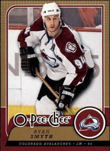 #274 Ryan Smyth - Colorado Avalanche - 2008-09 O-Pee-Chee Hockey