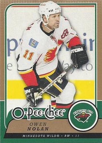 #275 Owen Nolan - Minnesota Wild - 2008-09 O-Pee-Chee Hockey