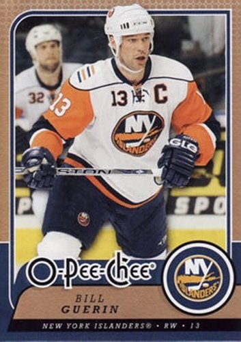 #285 Bill Guerin - New York Islanders - 2008-09 O-Pee-Chee Hockey