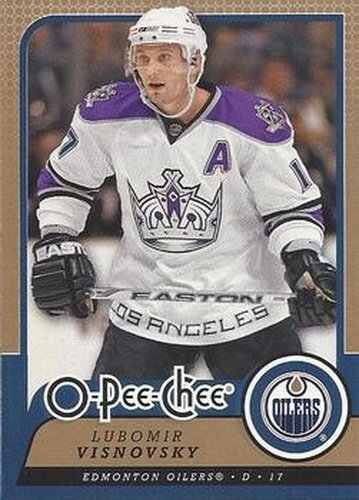 #288 Lubomir Visnovsky - Edmonton Oilers - 2008-09 O-Pee-Chee Hockey