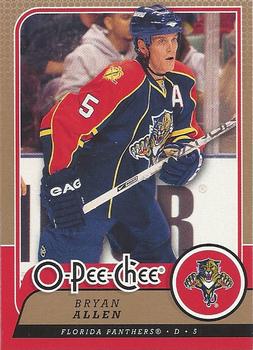 #29 Bryan Allen - Florida Panthers - 2008-09 O-Pee-Chee Hockey
