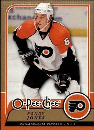 #300 Randy Jones - Philadelphia Flyers - 2008-09 O-Pee-Chee Hockey