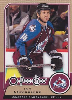 #312 Ian Laperriere - Colorado Avalanche - 2008-09 O-Pee-Chee Hockey