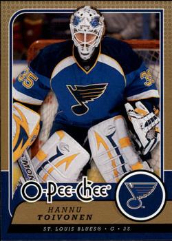 #321 Hannu Toivonen - St. Louis Blues - 2008-09 O-Pee-Chee Hockey