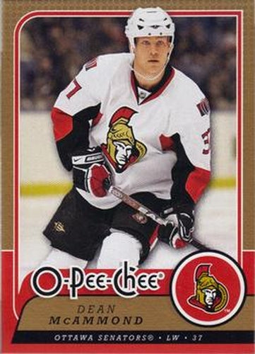 #324 Dean McAmmond - Ottawa Senators - 2008-09 O-Pee-Chee Hockey