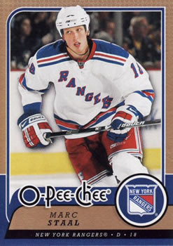#325 Marc Staal - New York Rangers - 2008-09 O-Pee-Chee Hockey