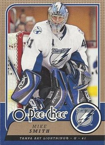 #338 Mike Smith - Tampa Bay Lightning - 2008-09 O-Pee-Chee Hockey