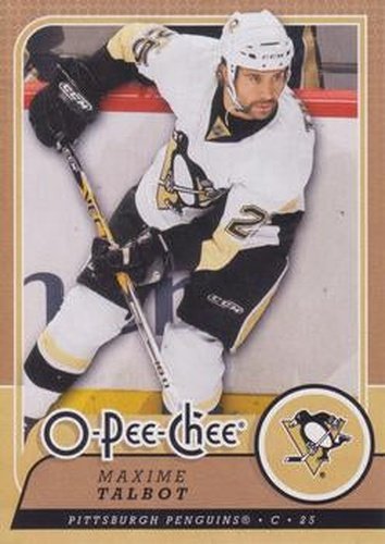 #339 Maxime Talbot - Pittsburgh Penguins - 2008-09 O-Pee-Chee Hockey