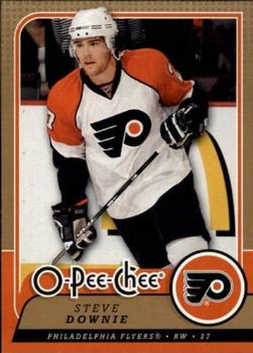#340 Steve Downie - Philadelphia Flyers - 2008-09 O-Pee-Chee Hockey