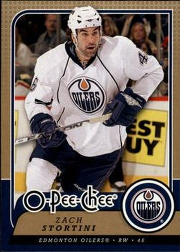 #347 Zach Stortini - Edmonton Oilers - 2008-09 O-Pee-Chee Hockey
