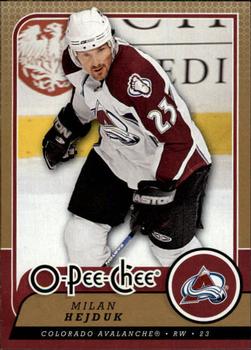 #350 Milan Hejduk - Colorado Avalanche - 2008-09 O-Pee-Chee Hockey