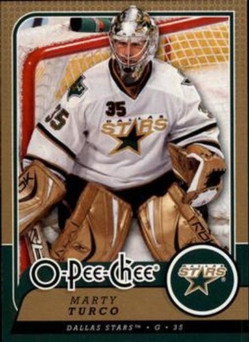 #367 Marty Turco - Dallas Stars - 2008-09 O-Pee-Chee Hockey