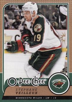#372 Stephane Veilleux - Minnesota Wild - 2008-09 O-Pee-Chee Hockey