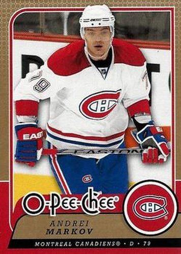 #382 Andrei Markov - Montreal Canadiens - 2008-09 O-Pee-Chee Hockey