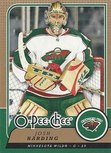 #383 Josh Harding - Minnesota Wild - 2008-09 O-Pee-Chee Hockey
