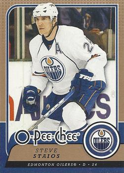 #384 Steve Staios - Edmonton Oilers - 2008-09 O-Pee-Chee Hockey
