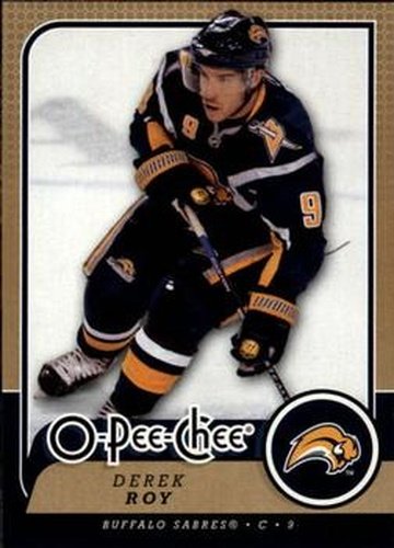 #391 Derek Roy - Buffalo Sabres - 2008-09 O-Pee-Chee Hockey