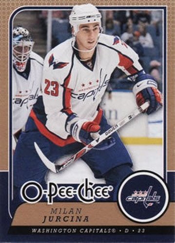 #393 Milan Jurcina - Washington Capitals - 2008-09 O-Pee-Chee Hockey