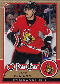 #394 Nick Foligno - Ottawa Senators - 2008-09 O-Pee-Chee Hockey
