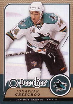 #396 Jonathan Cheechoo - San Jose Sharks - 2008-09 O-Pee-Chee Hockey