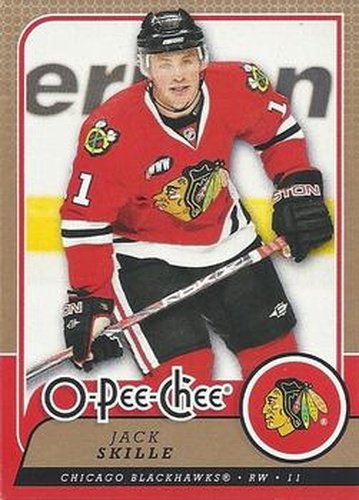 #408 Jack Skille - Chicago Blackhawks - 2008-09 O-Pee-Chee Hockey