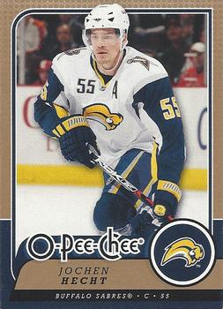 #409 Jochen Hecht - Buffalo Sabres - 2008-09 O-Pee-Chee Hockey