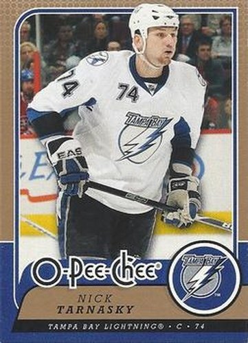 #414 Nick Tarnasky - Tampa Bay Lightning - 2008-09 O-Pee-Chee Hockey