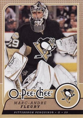 #416 Marc-Andre Fleury - Pittsburgh Penguins - 2008-09 O-Pee-Chee Hockey