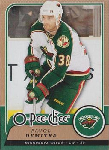 #424 Pavol Demitra - Minnesota Wild - 2008-09 O-Pee-Chee Hockey