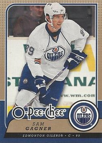 #425 Sam Gagner - Edmonton Oilers - 2008-09 O-Pee-Chee Hockey