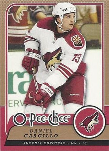 #42 Daniel Carcillo - Phoenix Coyotes - 2008-09 O-Pee-Chee Hockey