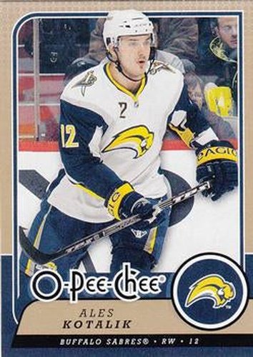 #434 Ales Kotalik - Buffalo Sabres - 2008-09 O-Pee-Chee Hockey