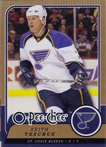 #436 Keith Tkachuk - St. Louis Blues - 2008-09 O-Pee-Chee Hockey