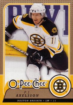 #441 P.J. Axelsson - Boston Bruins - 2008-09 O-Pee-Chee Hockey