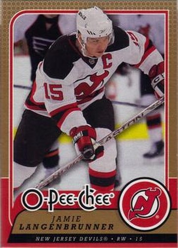 #459 Jamie Langenbrunner - New Jersey Devils - 2008-09 O-Pee-Chee Hockey
