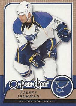 #460 Barret Jackman - St. Louis Blues - 2008-09 O-Pee-Chee Hockey