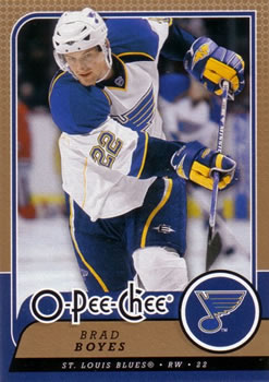 #474 Brad Boyes - St. Louis Blues - 2008-09 O-Pee-Chee Hockey