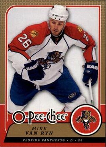 #484 Mike Van Ryn - Florida Panthers - 2008-09 O-Pee-Chee Hockey