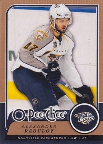 #488 Alexander Radulov - Nashville Predators - 2008-09 O-Pee-Chee Hockey