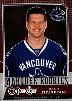 #503 Zach Fitzgerald - Vancouver Canucks - 2008-09 O-Pee-Chee Hockey