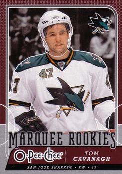 #508 Tom Cavanagh - San Jose Sharks - 2008-09 O-Pee-Chee Hockey