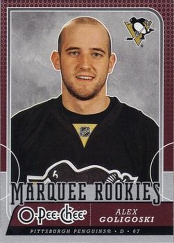 #509 Alex Goligoski - Pittsburgh Penguins - 2008-09 O-Pee-Chee Hockey