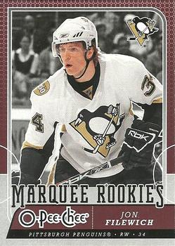 #510 Jonathan Filewich - Pittsburgh Penguins - 2008-09 O-Pee-Chee Hockey