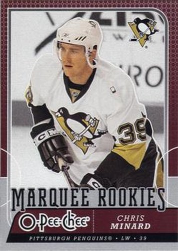#512 Chris Minard - Pittsburgh Penguins - 2008-09 O-Pee-Chee Hockey