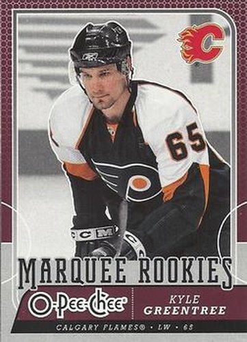 #515 Kyle Greentree - Calgary Flames - 2008-09 O-Pee-Chee Hockey