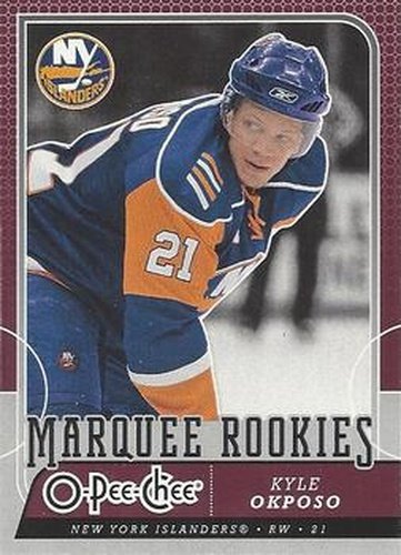 #519 Kyle Okposo - New York Islanders - 2008-09 O-Pee-Chee Hockey
